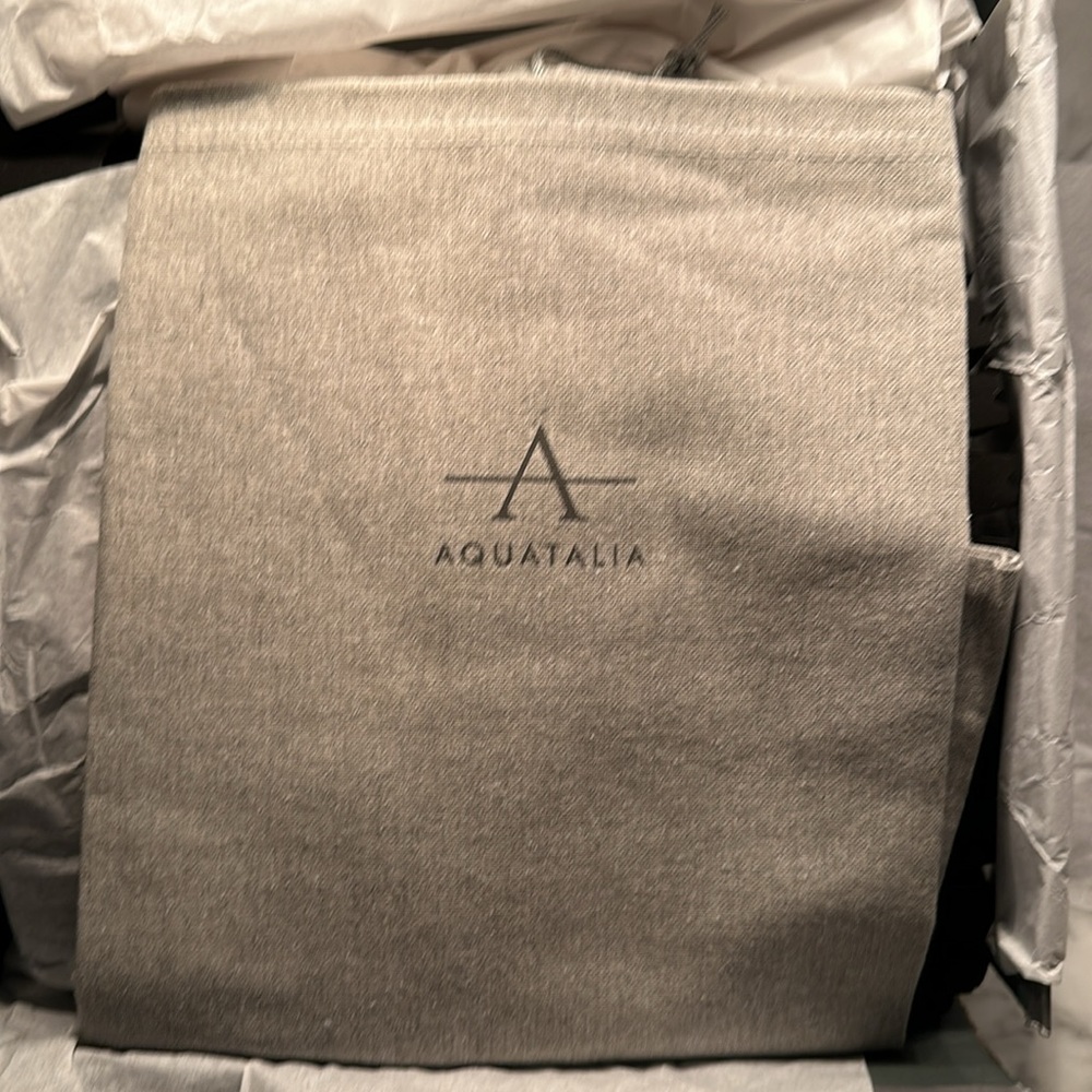 Aquatalia Alyssa Shearling trimmed Weatherproof Leather Calfskin Boots - Picture 7 of 8